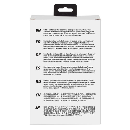 KEON Table Clamp – Kiiroo