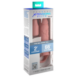 2“ Silicone X-tension with Strap – Fantasy X-Tensions Elite