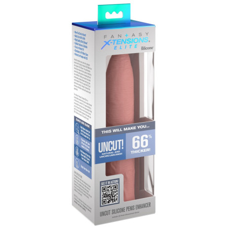 Uncut Silicone Penis Enhancer – Fantasy X-Tensions Elite