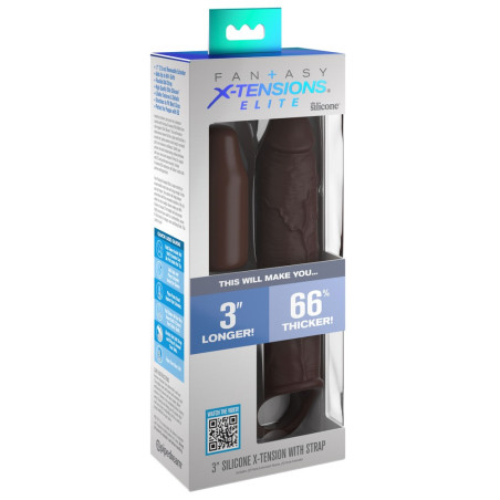 3“ Silicone X-tension with Strap – Fantasy X-Tensions Elite
