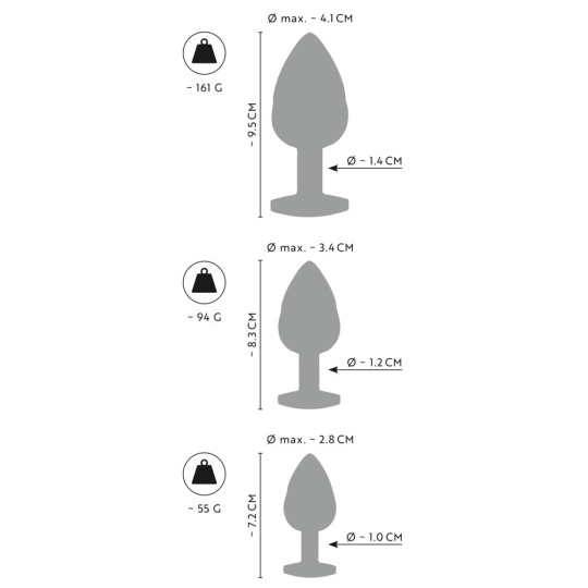 Metal Butt Plug Set – ANOS