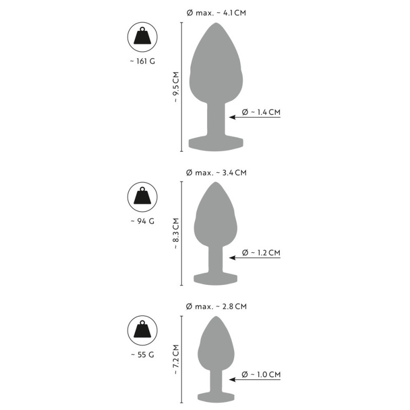 Metal Butt Plug Set – ANOS