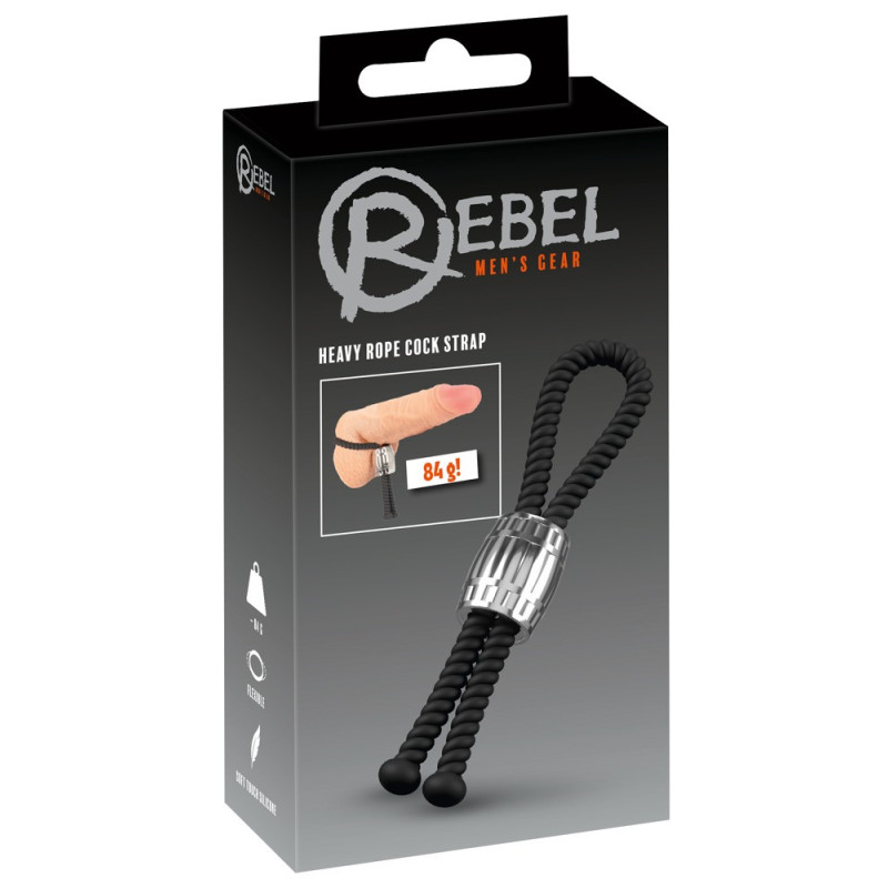 Heavy Rope Cock Strap – Rebel