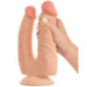 Bendable Double Penetrator – Nature Skin