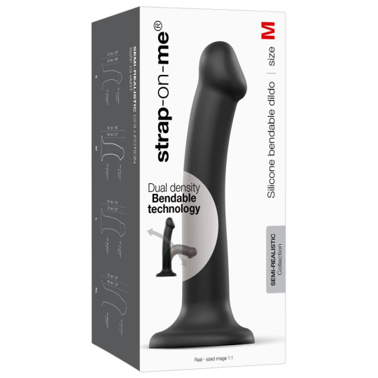 Dual Density Bendable Dildo – strap-on-me