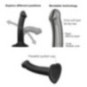 Dual Density Bendable Dildo – strap-on-me