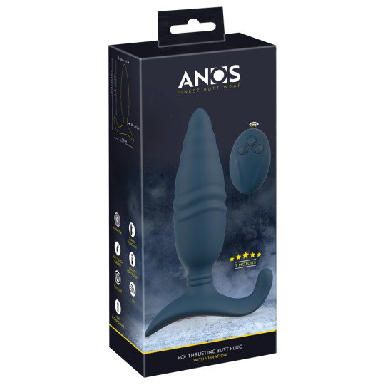 RC Thrusting Butt Plug with Vibration – ANOS