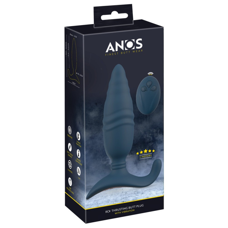 RC Thrusting Butt Plug with Vibration – ANOS