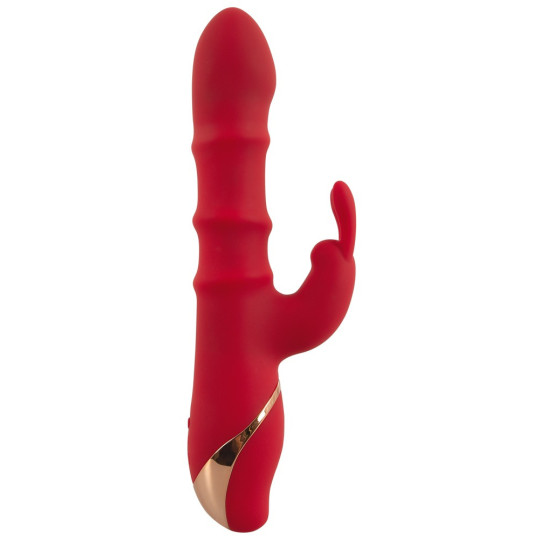 Rabbit Vibrator with 3 Moving Rings – You2Toys