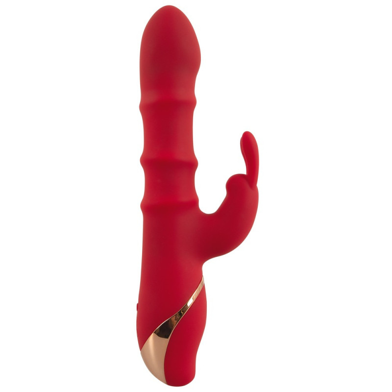 Rabbit Vibrator with 3 Moving Rings – You2Toys