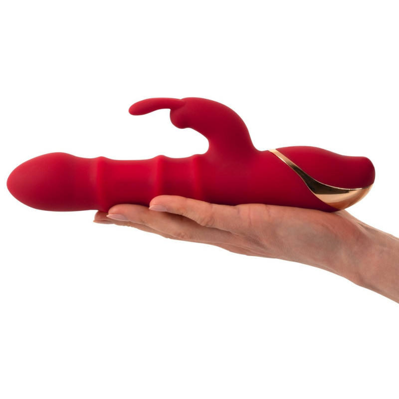 Rabbit Vibrator with 3 Moving Rings – You2Toys