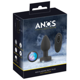 RC Flashing Butt Plug with Vibration – ANOS