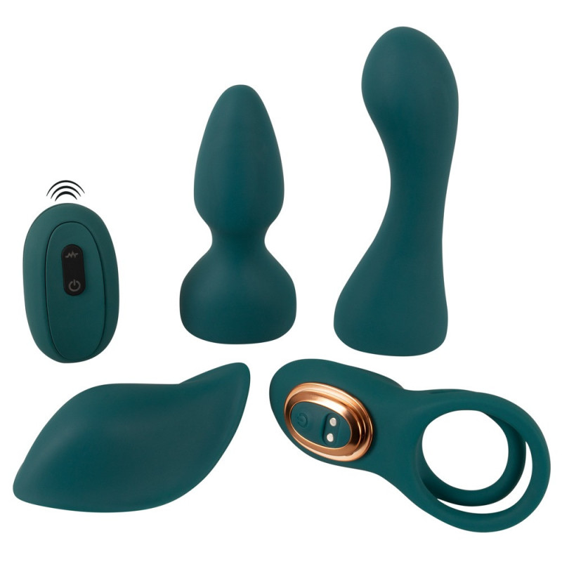 RC Mini Vibrator with 4 Attachments – Couples Choice