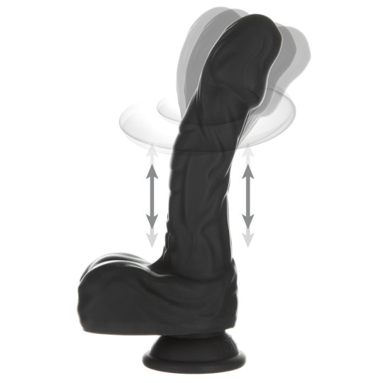 8, 6" Rotating & Thrusting Vibrating Dong – Naked Addiction