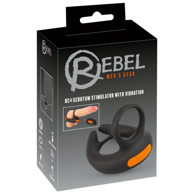 RC Scrotum Stimulator with Vibration – Rebel