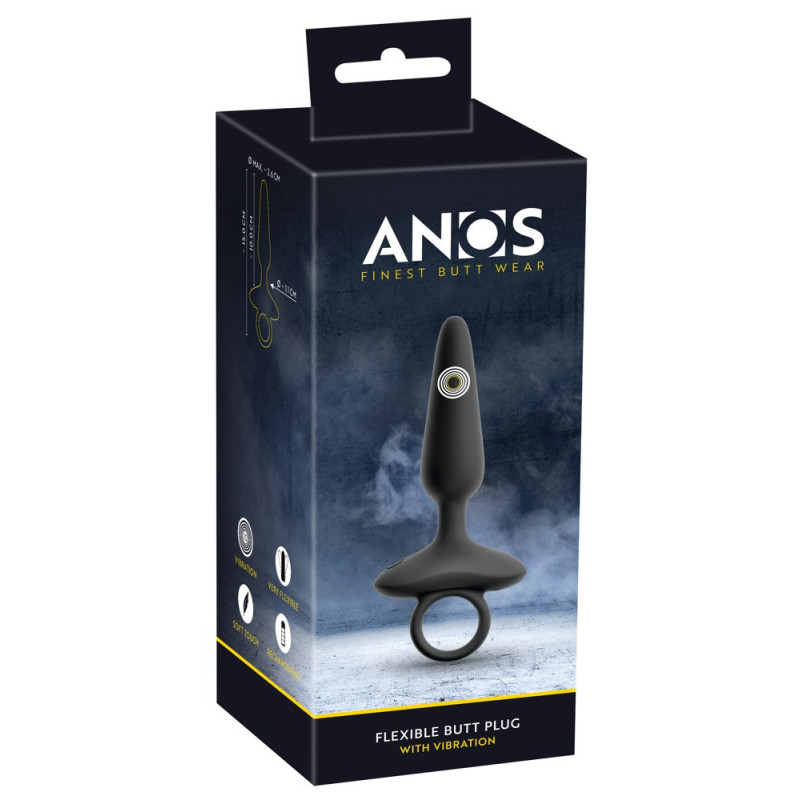 Flexible Butt Plug with Vibrations – ANOS