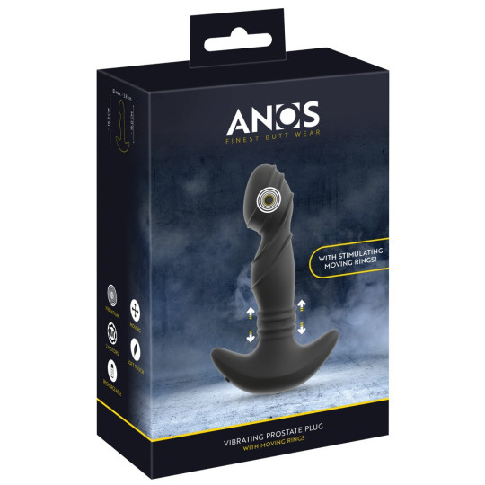 Vibrating Prostate Plug with Moving Rings – ANOS