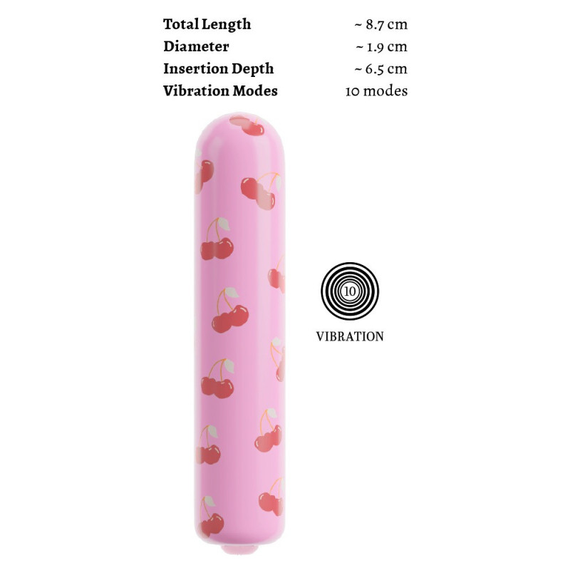 CHERRY Mini Vibrator – beau coeur