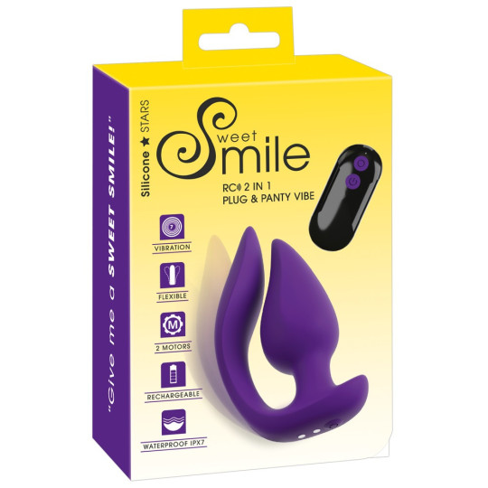 RC 2 in 1 Plug & Panty Vibe – Sweet Smile