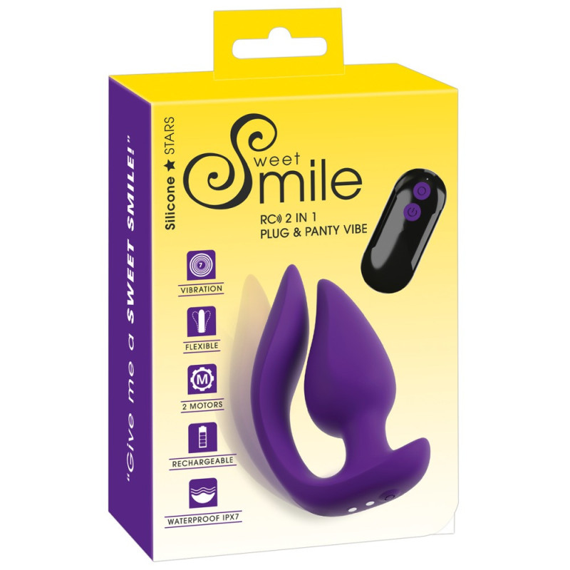 RC 2 in 1 Plug & Panty Vibe – Sweet Smile