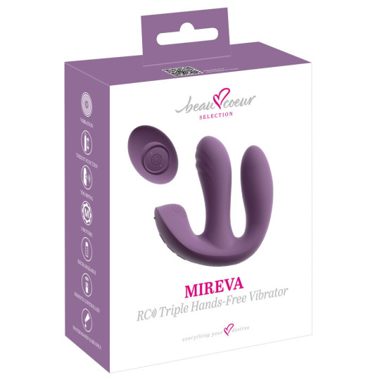 MIREVA RC Triple Hands-Free Vibrator – beau coeur