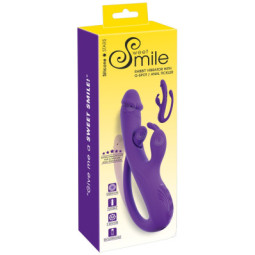 Rabbit Vibrator with G-Spot/Anal Tickler – Sweet Smile