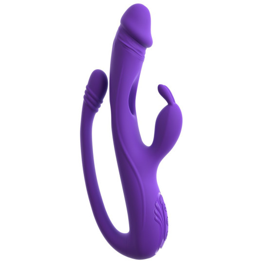 Rabbit Vibrator with G-Spot/Anal Tickler – Sweet Smile