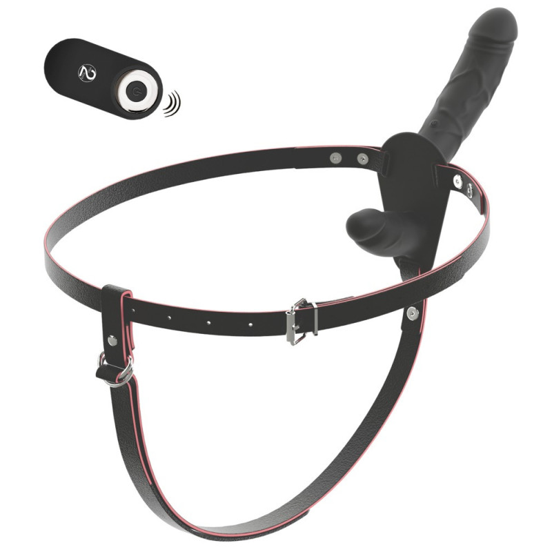 RC Vibrating Double Strap-On – You2Toys
