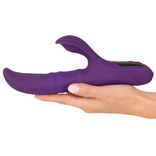 Nodding Rabbit Vibrator with 3 Moving Rings – You2Toys