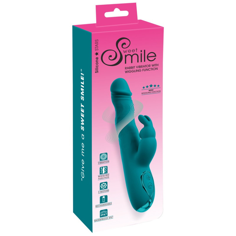 Rabbit Vibrator with Wiggling Function – Sweet Smile
