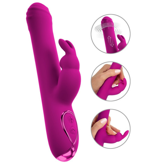 Rabbit Vibrator with Rotation and Thrust Function – Sweet Sm