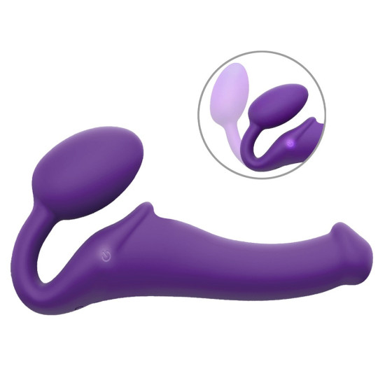 Vibrating Bendable Strap-On – strap-on-me