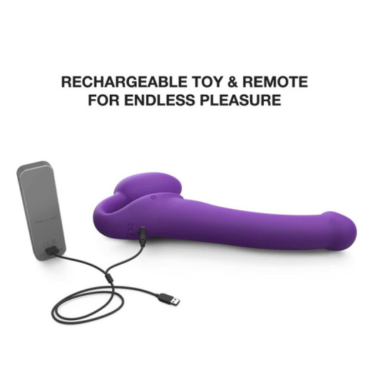 Vibrating Bendable Strap-On – strap-on-me