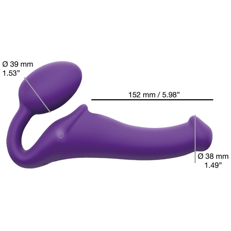 Vibrating Bendable Strap-On – strap-on-me