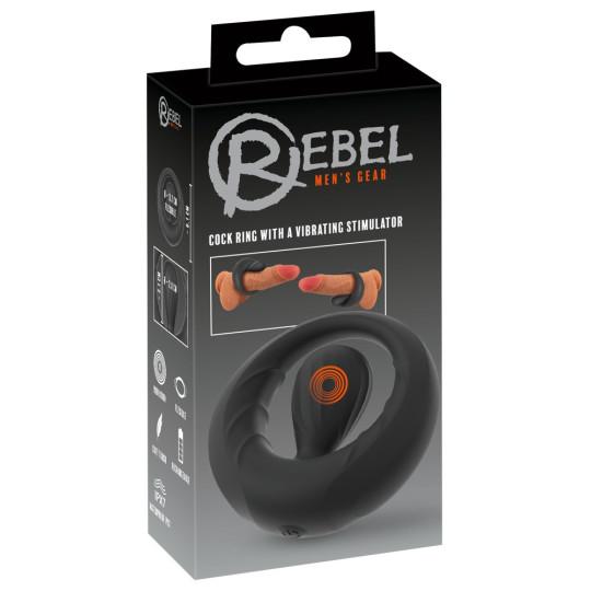 Cock Ring With A Vibrating Stimulator – Rebel