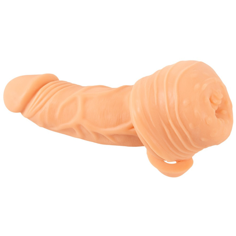 2in1 Extension & Masturbator RC – Nature Skin