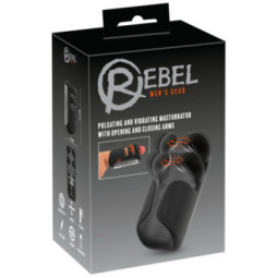 Pulsating & Vibrating Masturbator With Opening & Closing Arm