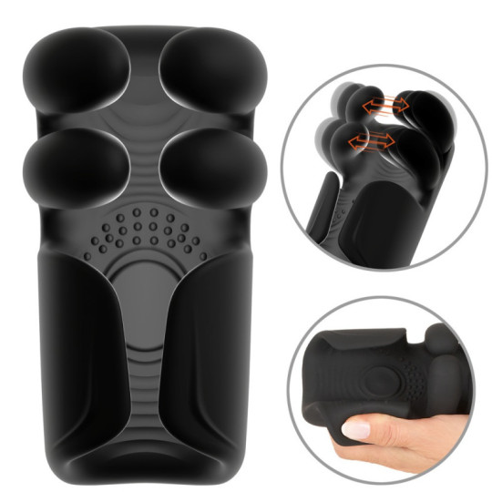 Pulsating & Vibrating Masturbator With Opening & Closing Arm