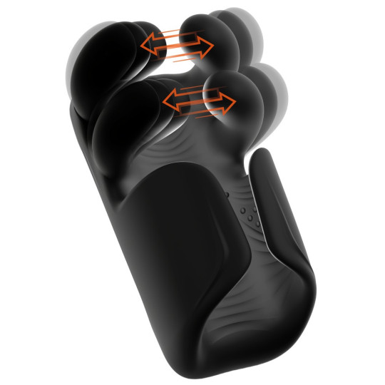 Pulsating & Vibrating Masturbator With Opening & Closing Arm