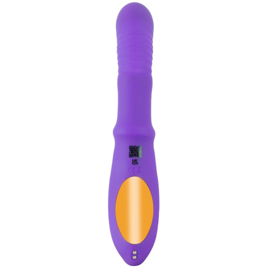 Thrusting Vibrator with a Moving Ring – Sweet Smile