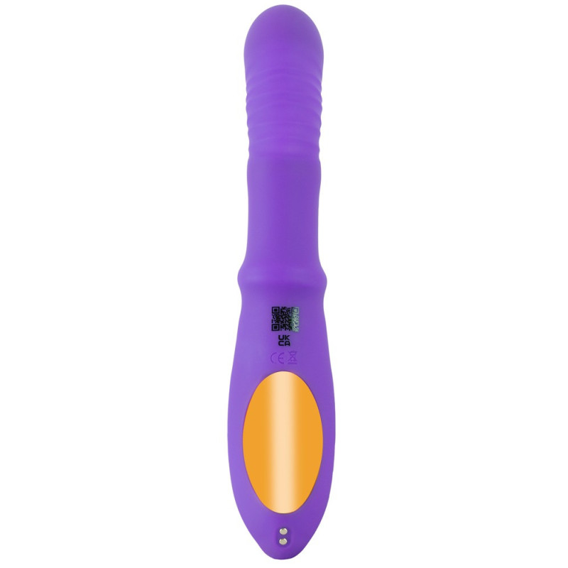 Thrusting Vibrator with a Moving Ring – Sweet Smile